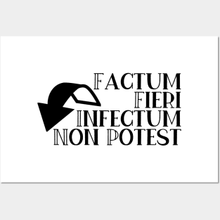 Factum Fieri Infectum Non Potest Posters and Art